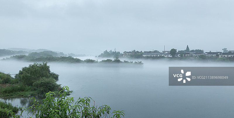 泾县桃花潭风光图片素材