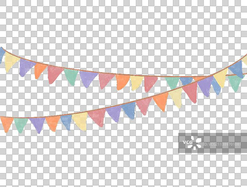 节日庆祝彩旗图片素材