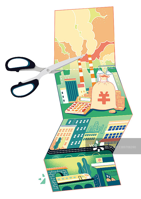 中国在金融体系绿色化方面的努力图片素材