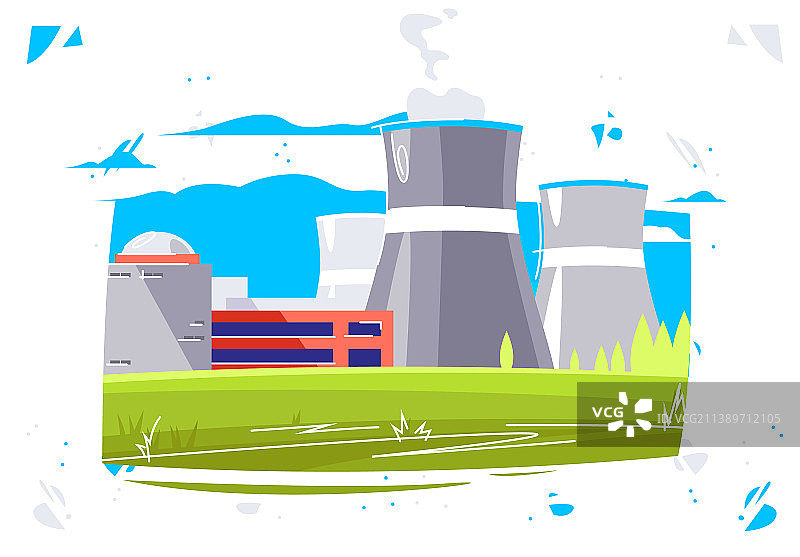 核电站照片图片素材