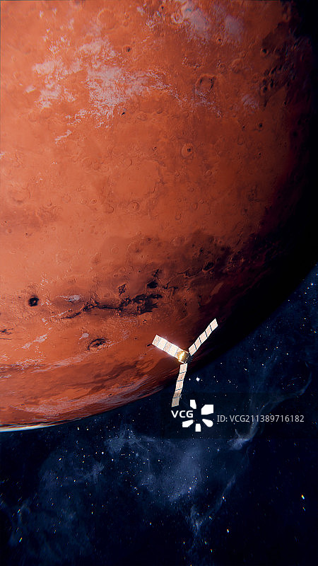 3D渲染高清火星探测插图图片素材