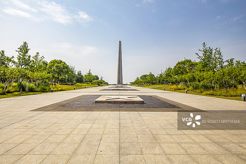 合肥渡江战役纪念碑图片素材