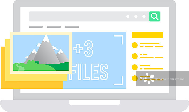 文件传输和云加载图标图片素材