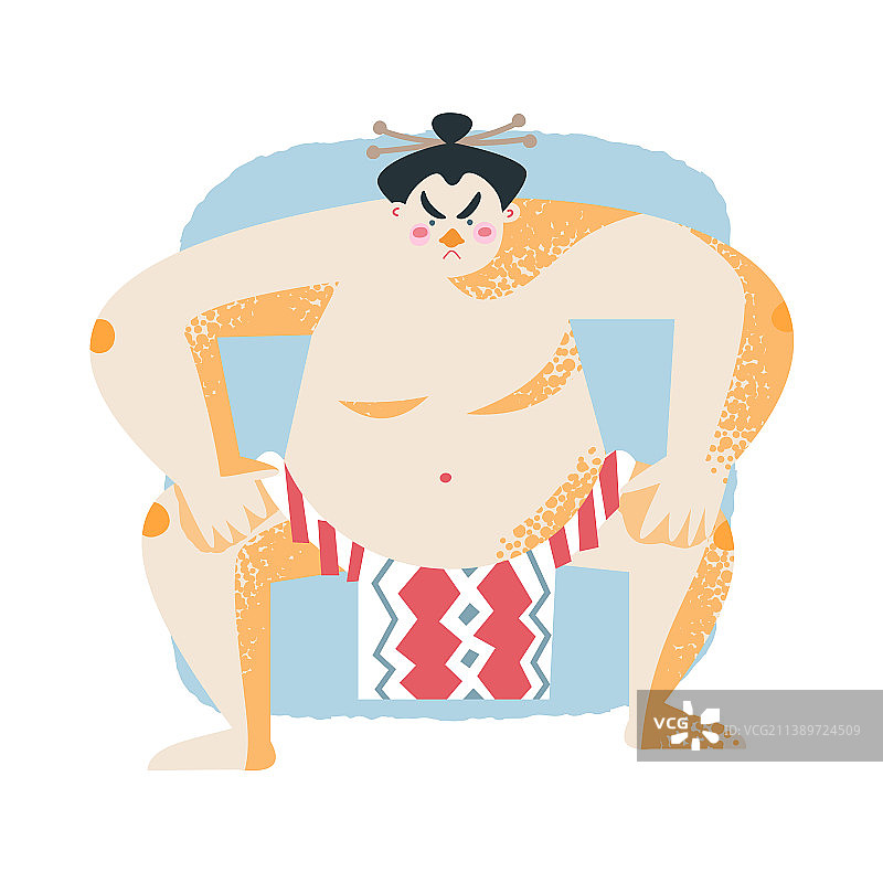 日式相扑选手：日本民俗文化图片素材