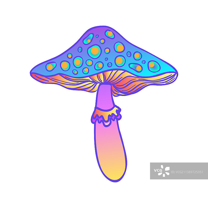 神奇蘑菇迷幻幻觉图片素材