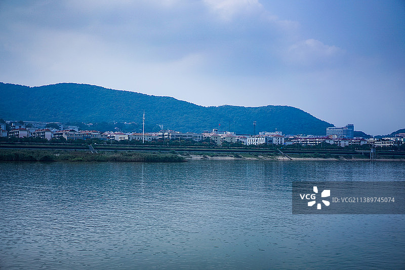 中国湖南长沙湘江风景图片素材