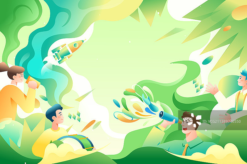 卡通双十一双十二网购电商促销优惠活动购物节物流金融理财收益招聘娱乐休闲礼物金币消费商务办公矢量插画图片素材