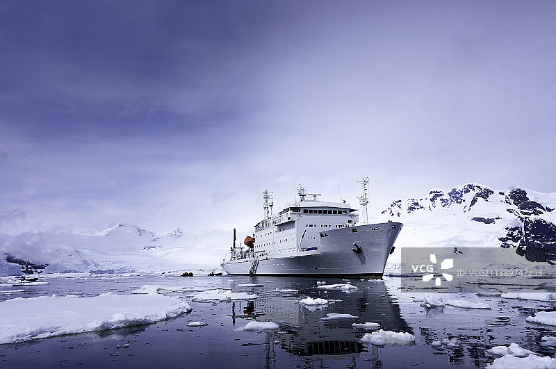 南极旅行 邮轮 Antarctica图片素材