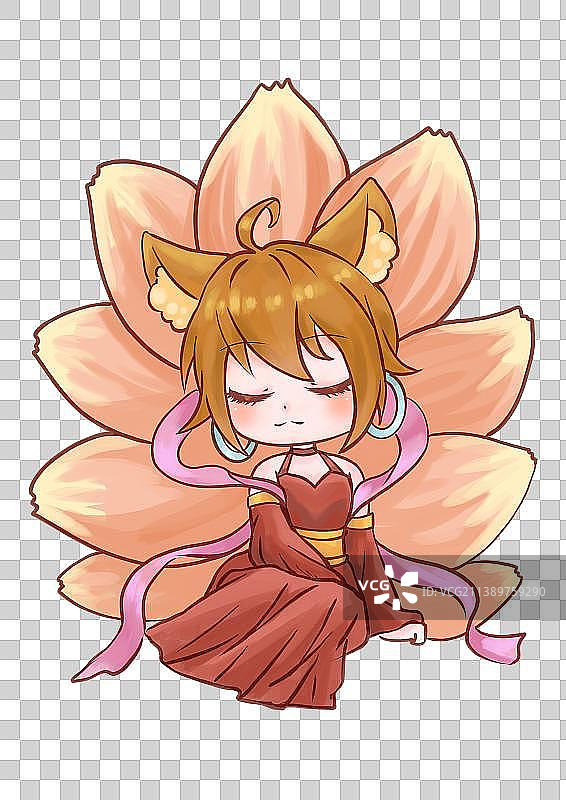 卡通人物q版古装免抠元素图片素材