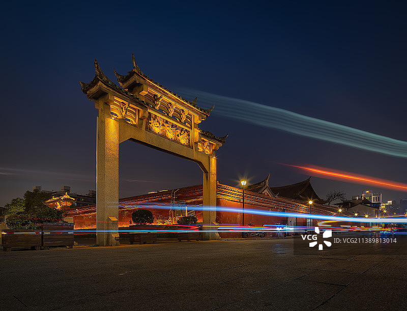 漳州古城牌坊图片素材