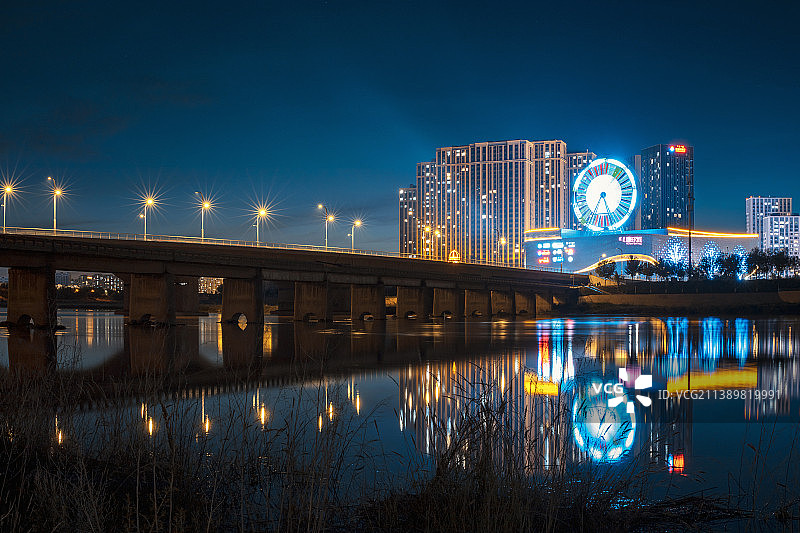 夜景城市风光图片素材