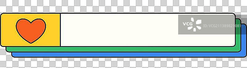 可爱线条风格对话框标签图片素材