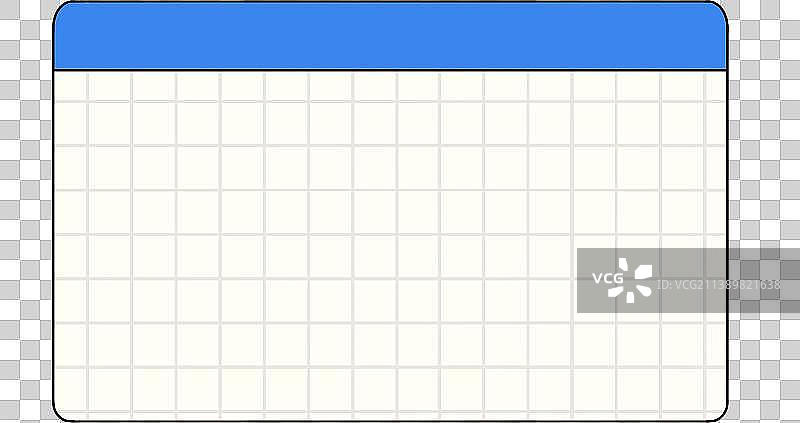 卡通简约风格便签纸边框图片素材