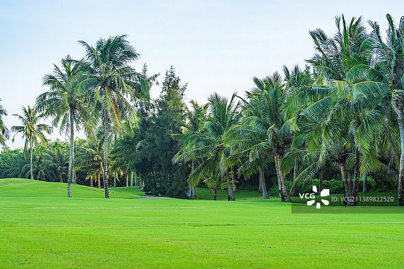 中国海南岛琼海市博鳌亚洲论坛国际会议中心-高尔夫球会图片素材
