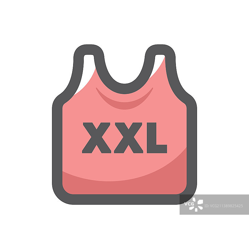 加大码衬衫卡通图标图片素材