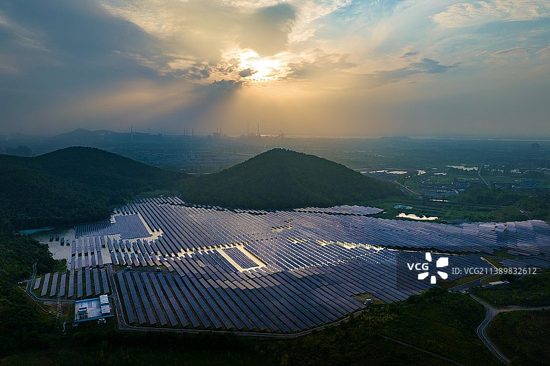 光伏发电站图片素材
