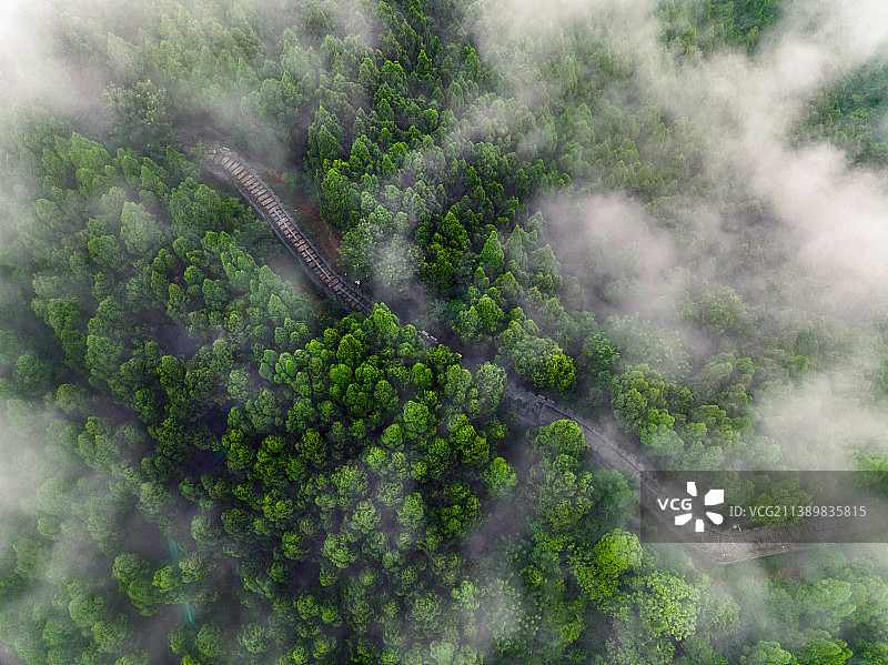 飞越金龙长城图片素材