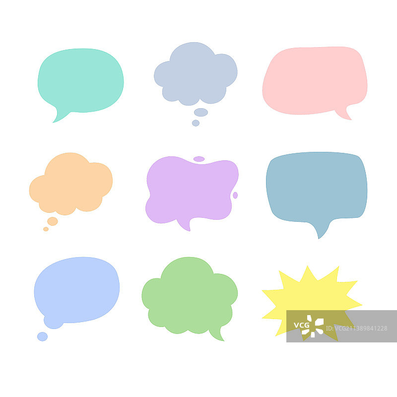 彩色气球聊天合集图片素材