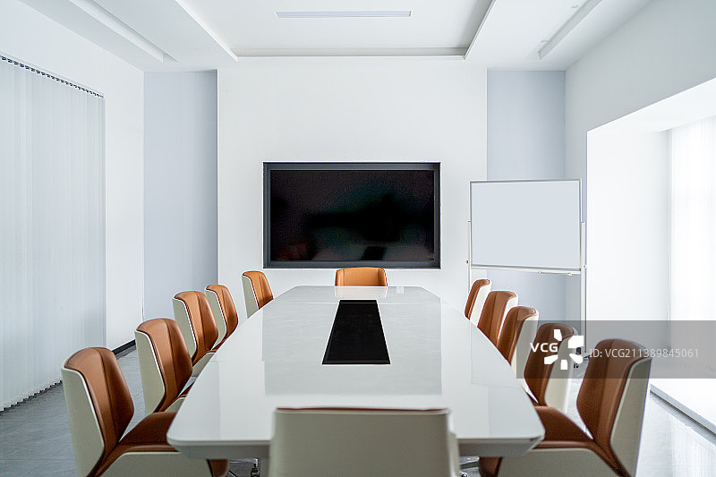 公司办公室区域空间内部会议室图片素材