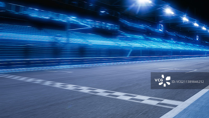 科技未来感背景F1汽车赛道图片素材