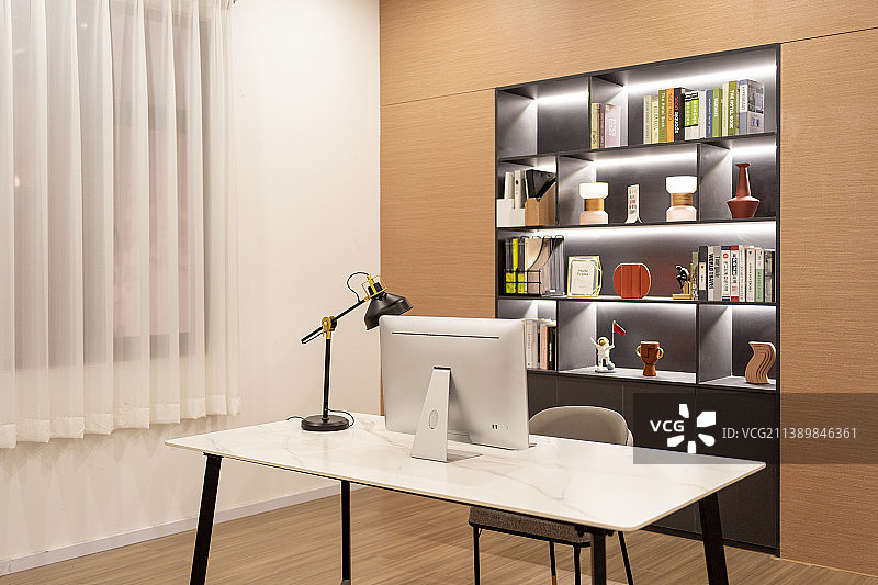 样板间书房图片素材