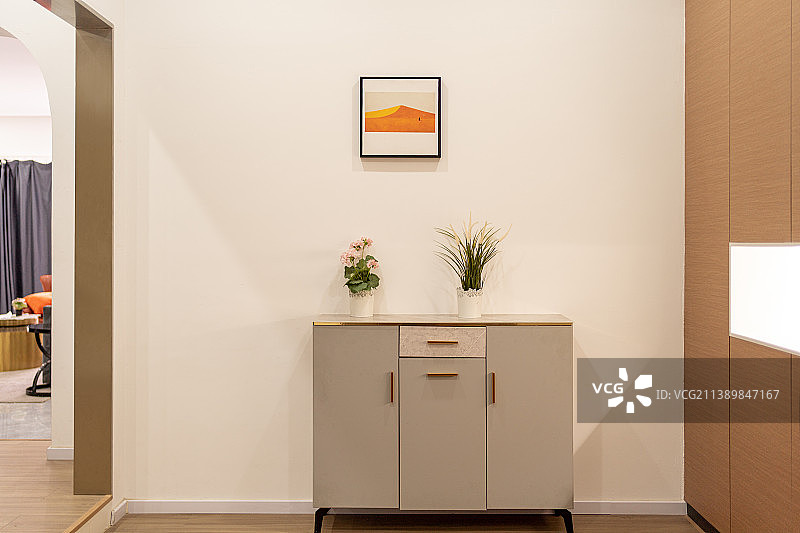 样板间住宅内部入户玄关图片素材