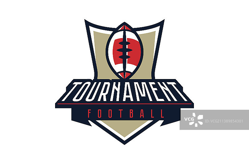 美式橄榄球锦标赛会徽标志图片素材