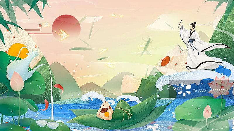 粽香端午图片素材