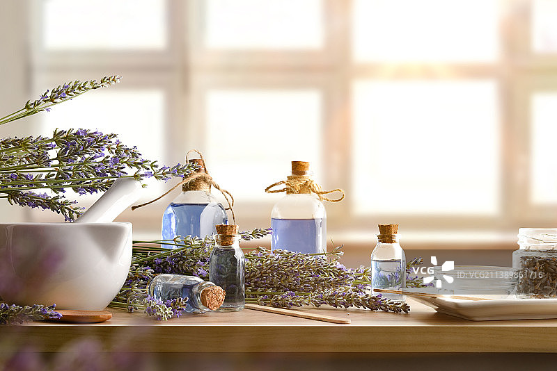 家中新鲜制备的天然精华图片素材