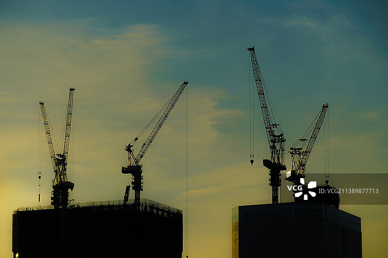 2018年5月11日横滨港未来城市发展景观图片素材