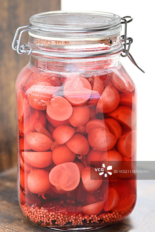 罐装发酵素食蔬菜图片素材