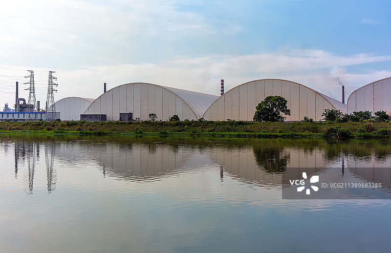 新余钢铁集团有限公司综合料场外景图片素材