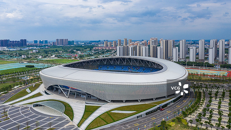 江苏泰州体育公园图片素材