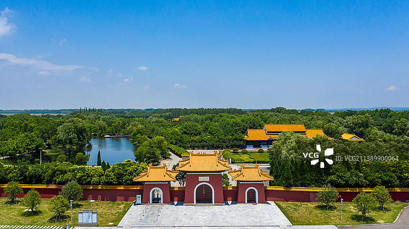 江苏盱眙县明祖陵风光图片素材