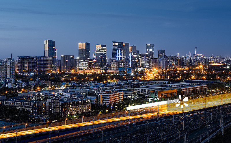 中国北京 丽泽CBD商务区图片素材