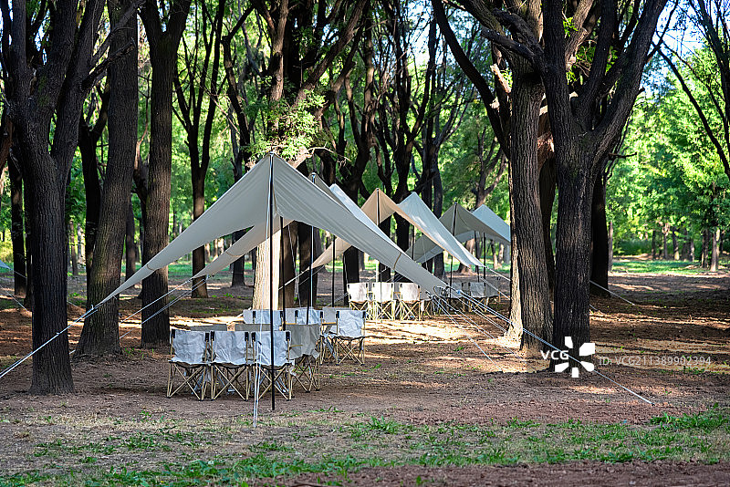 西安野奢露营营地图片素材