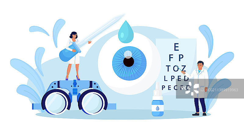 眼科概念：眼科医生图片素材