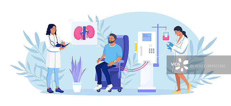 用于肾脏治疗的血液透析设备图片素材