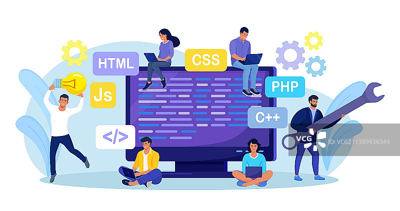 编程与编码技术开发图片素材