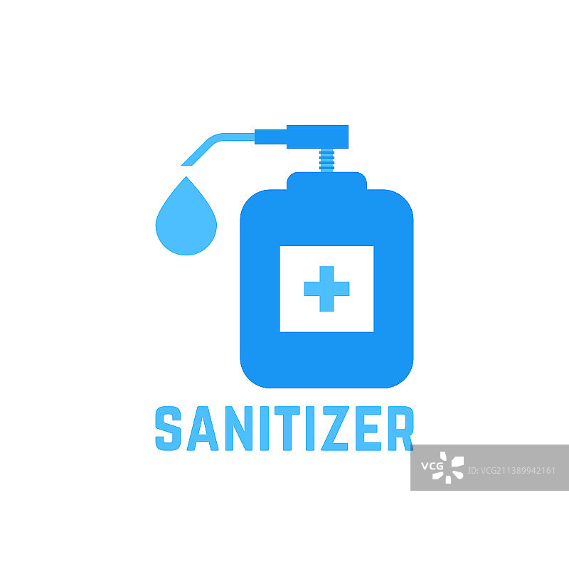 抗菌卫生消毒液图标图片素材