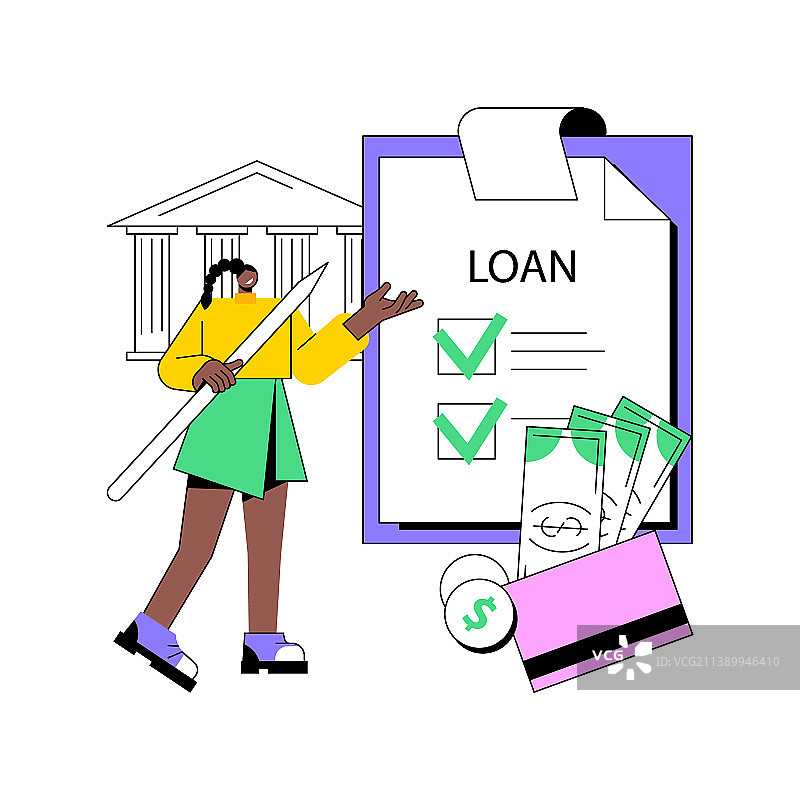 贷款支付概念图片素材