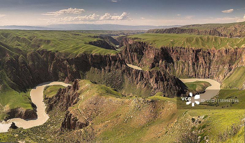 阔克苏大峡谷十八湾图片素材