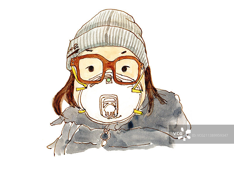 水彩人物图片素材