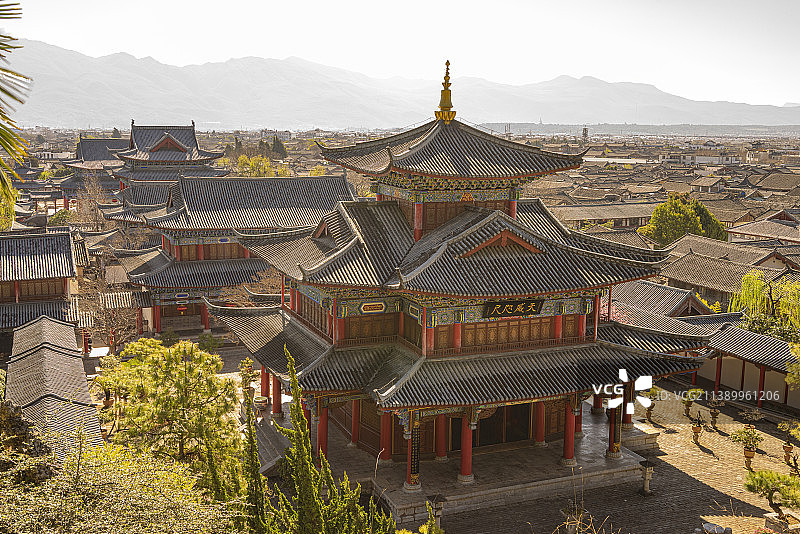 中国云南丽江古城木府图片素材