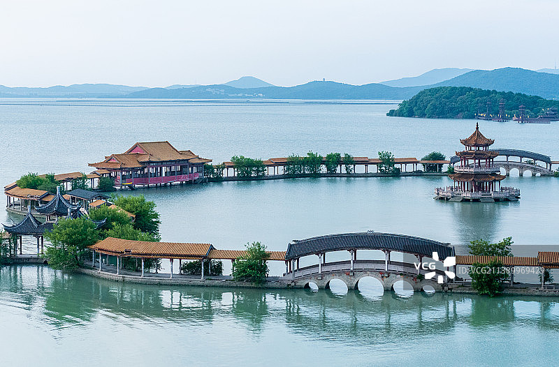 太湖统一嘉园园林景观图片素材