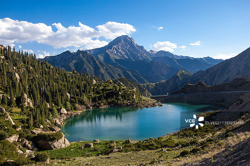 独库公路大小龙池图片素材