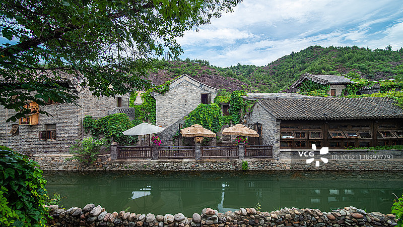 古北水镇民俗建筑图片素材