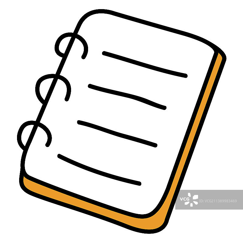 记事本涂鸦素描线条艺术banner图片素材