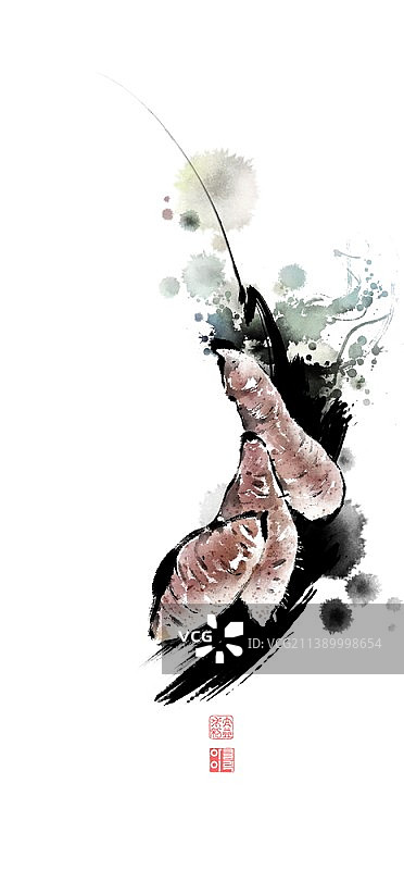 红薯笔触画图片素材