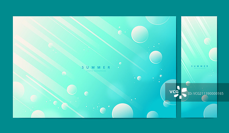 夏季风格图形背景图片素材